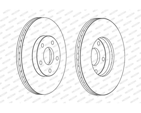 Brake Disc PREMIER DDF1172 Ferodo