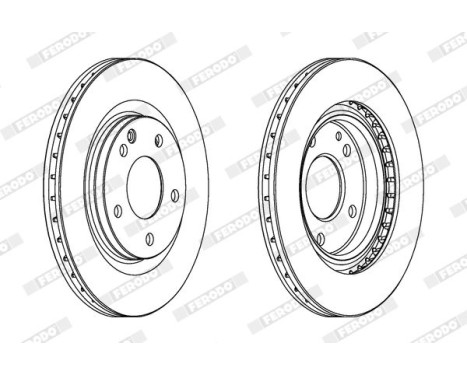 Brake Disc PREMIER DDF1173 Ferodo, Image 2