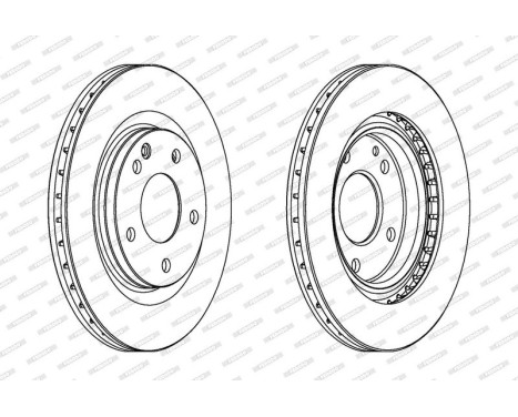 Brake Disc PREMIER DDF1173 Ferodo, Image 2