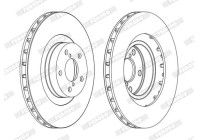 Brake Disc PREMIER DDF1175C Ferodo