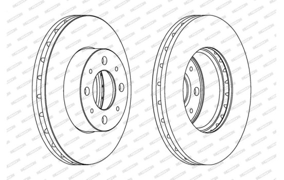 Brake Disc PREMIER DDF1179 Ferodo, Image 2