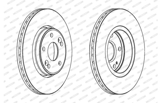 Brake Disc PREMIER DDF1182 Ferodo, Image 2