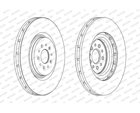 Brake Disc PREMIER DDF1183C-1 Ferodo