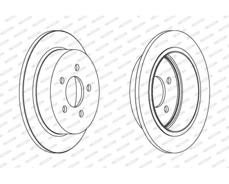 Brake Disc PREMIER DDF1186 Ferodo, Image 2