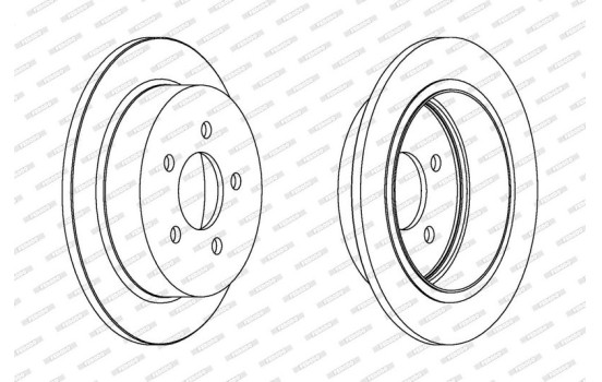 Brake Disc PREMIER DDF1186 Ferodo, Image 2