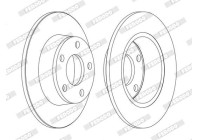 Brake Disc PREMIER DDF1190C Ferodo