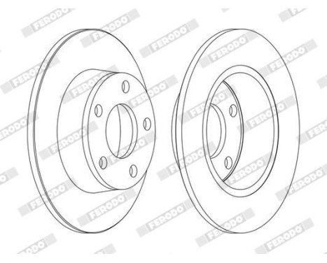 Brake Disc PREMIER DDF1190C Ferodo