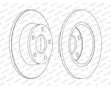 Brake Disc PREMIER DDF1190C Ferodo, Image 2