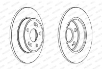 Brake Disc PREMIER DDF1213 Ferodo