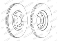 Brake Disc PREMIER DDF1215C Ferodo