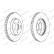 Brake Disc PREMIER DDF1252C Ferodo, Thumbnail 2