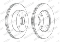 Brake Disc PREMIER DDF1257C Ferodo