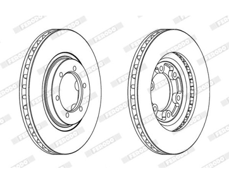 Brake Disc PREMIER DDF1269 Ferodo, Image 2