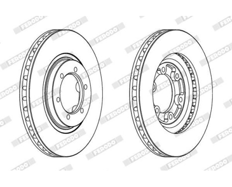 Brake Disc PREMIER DDF1269 Ferodo, Image 2
