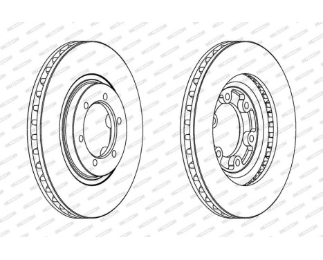 Brake Disc PREMIER DDF1269 Ferodo, Image 2