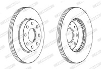 Brake Disc PREMIER DDF1279C Ferodo