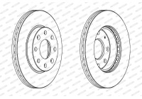 Brake Disc PREMIER DDF1279C Ferodo