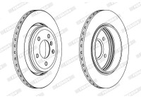 Brake Disc PREMIER DDF1280C Ferodo