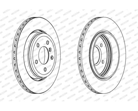 Brake Disc PREMIER DDF1280C Ferodo