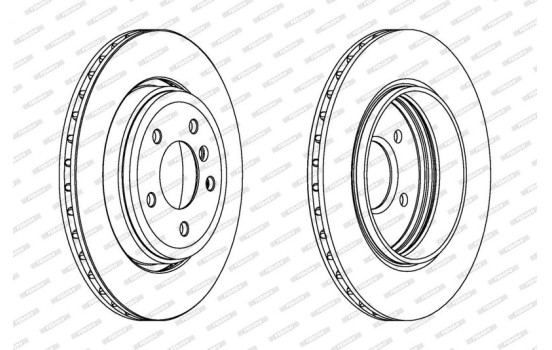 Brake Disc PREMIER DDF1280C Ferodo