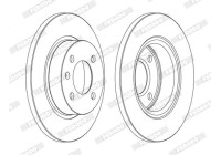 Brake Disc PREMIER DDF1283C Ferodo