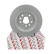 Brake Disc PREMIER DDF1289C Ferodo, Thumbnail 3
