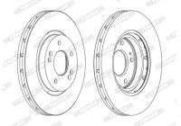 Brake Disc PREMIER DDF1292C Ferodo