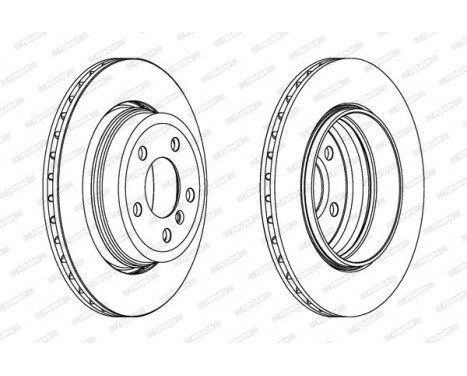 Brake Disc PREMIER DDF1297C-1 Ferodo