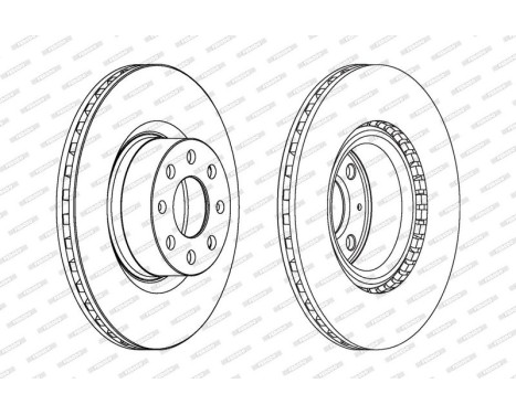 Brake Disc PREMIER DDF1298C Ferodo