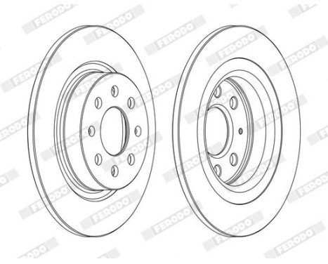 Brake Disc PREMIER DDF1299C Ferodo