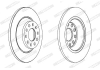 Brake Disc PREMIER DDF1307C Ferodo