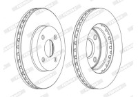 Brake Disc PREMIER DDF1309C Ferodo