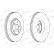 Brake Disc PREMIER DDF1368C-1 Ferodo, Thumbnail 2
