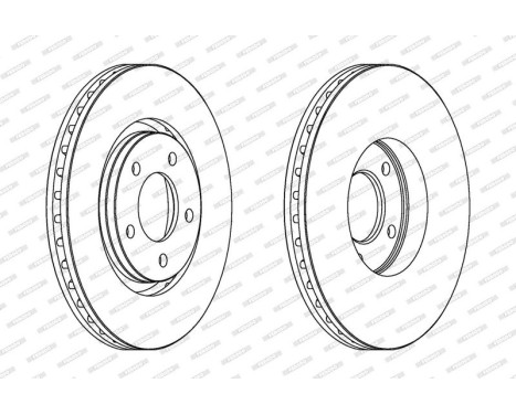 Brake Disc PREMIER DDF1372 Ferodo, Image 2