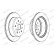 Brake Disc PREMIER DDF1375 Ferodo, Thumbnail 2