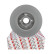 Brake Disc PREMIER DDF1381C-1 Ferodo, Thumbnail 3