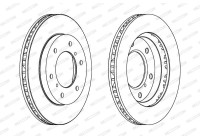 Brake Disc PREMIER DDF1384 Ferodo
