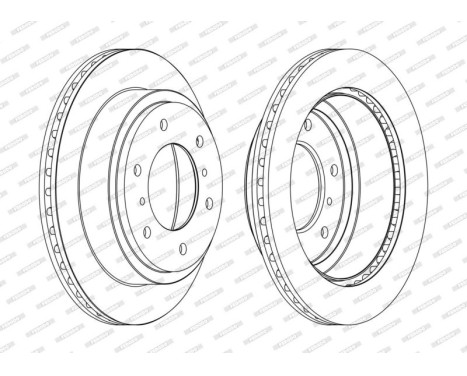 Brake Disc PREMIER DDF1385C Ferodo