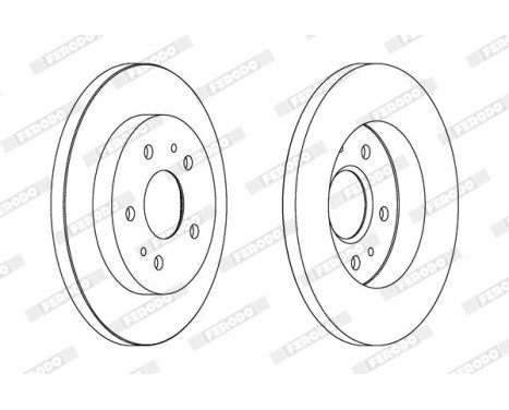 Brake Disc PREMIER DDF1387 Ferodo