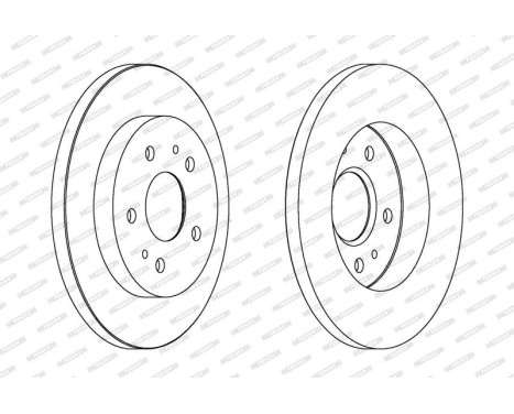 Brake Disc PREMIER DDF1387 Ferodo