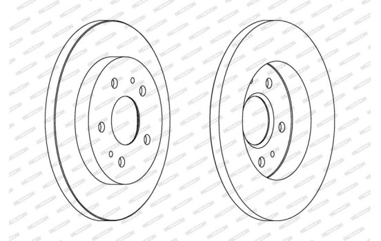 Brake Disc PREMIER DDF1387 Ferodo