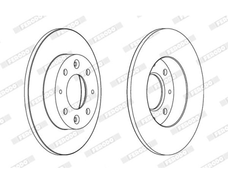 Brake Disc PREMIER DDF1395 Ferodo, Image 2