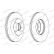 Brake Disc PREMIER DDF1396 Ferodo, Thumbnail 2