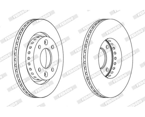 Brake Disc PREMIER DDF1397 Ferodo, Image 2