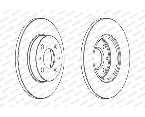 Brake Disc PREMIER DDF140 Ferodo