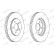 Brake Disc PREMIER DDF1407 Ferodo, Thumbnail 2