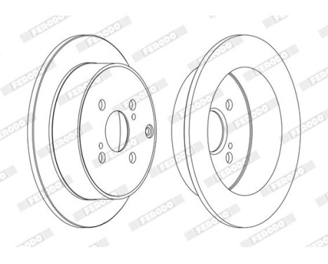 Brake Disc PREMIER DDF1409C Ferodo