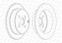 Brake Disc PREMIER DDF1409C Ferodo