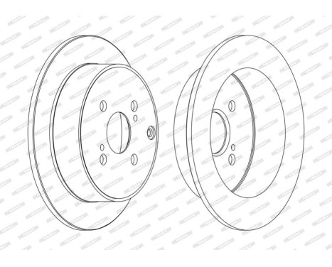 Brake Disc PREMIER DDF1409C Ferodo