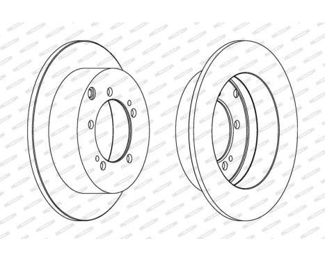 Brake Disc PREMIER DDF1410 Ferodo, Image 2